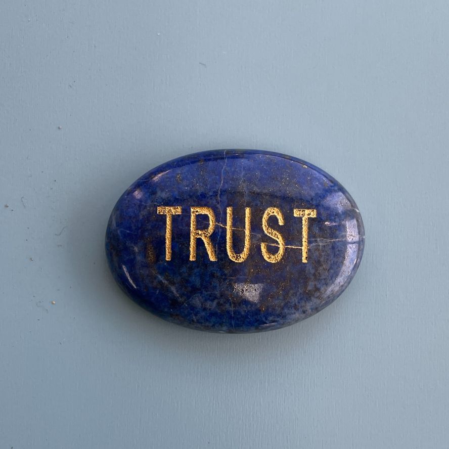 Word Palmstone - Trust - 1pc Word Palmstone - Trust - 1pc